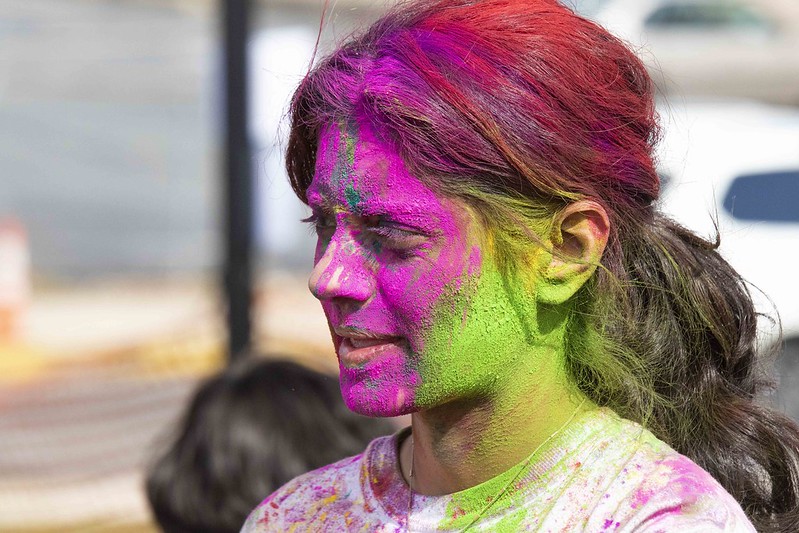 The New Brunswick Free Public Library held its 13th annual Indian Holi Festival on April 2, 2022, from 1:00 - 3:00 p.m. in partnership with New Brunswick Cultural Center Inc. and Rutgers Indian Graduate Student Association.